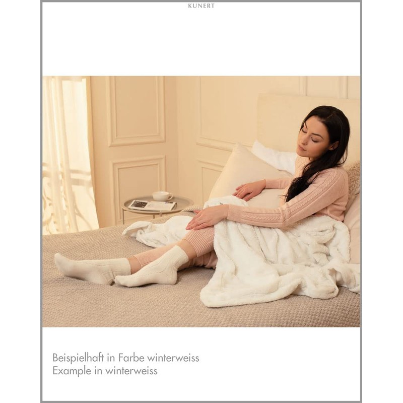 KUNERT Women's Bedsocks Warming Socks, Rose Quartz 3220