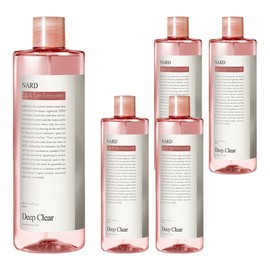 Nard Deep Clear Lip & Eye Remover, 500ml, 5 pcs / 나드 딥 클리어 립 앤 아이리무버, 500ml, 5개