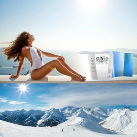 SUNx2 Sun Reflector, Vintage Face Tan for Home, Even Complexion, Natural Solarium, Self-Tan, Tanning Accelerator for Face and Décolette