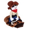 Cowboy Pet Costume Breathable Comfortable Polyester Dog Cloth Decorative Funny