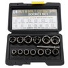 Ieron 14 PCS Bolt Extractor Set Locking Wheel Nut Removal