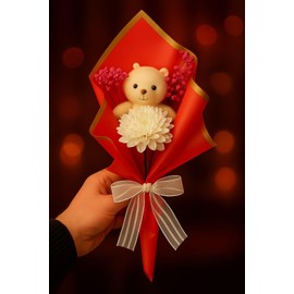 Surprise Your Loved Ones with a Sweet and Unique Gift – a Handcrafted Teddy Bear Bouquet.