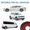 TSUINZ For Jeep B-Shape Car Door Acoustic Protection Seal Rubber