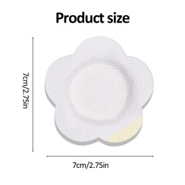 OUDQFCJ 50stk Selbstklebende Rizinusöl Packung, Hoher Wasseraufnahme, Bauchnabel, Wasserdichte, Ölbeständige (Weiß) (Öl Nicht Lieferumfang Enthalten)