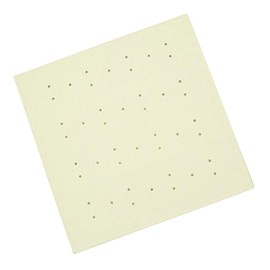 Blue Canyon Nonslip Antibacterial Rubber Shower Mats, Quick Dry Bathmat for Shower with Suction Pads & Drain Holes, Mould Resistant Bathroom Accessory, Durable Bath Rug Runner 53x53 cm – Cream