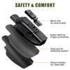 MUNALO Hybrid Holster Concealed Carry Compatible with Glock 19 (G19