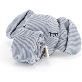 Trunk or Treat Snuffle Toy for Dogs, Interactive Dog Treat Puzzle, Puppy Plush Toy Chew Toy, Machine Washable Dog Enrichment, Made of Recycled Materials, All Breed Sizes, Elephant