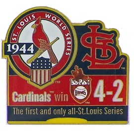 1944 World Series Commemorative Pin - Cardinals vs. Browns - Limited 1,000