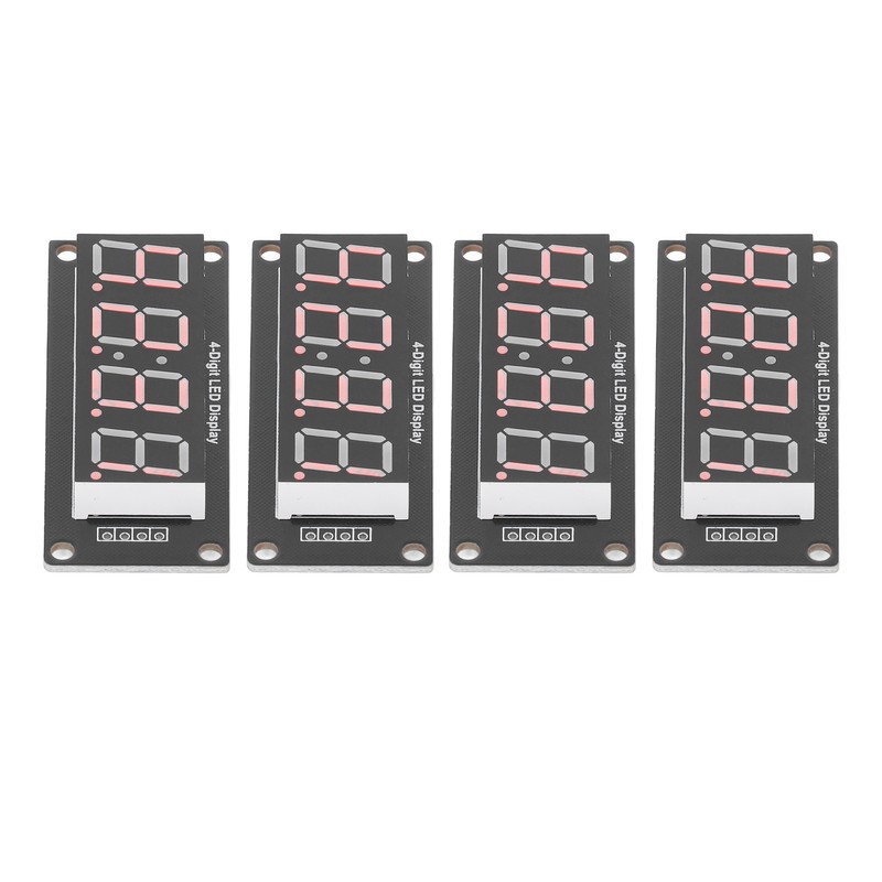 4 Set 4 Digit Digital Tube LED Display Board 7