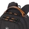SwissGear 5505 Cecil 16” Laptop Backpack Black Canvas/Brown – Daily