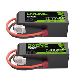 OVONIC 6S LiPo Battery 3500mAh 22.2V 130C RC Battery with Dean-Style T Connector