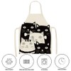 BOCTTCBO Cat Apron Cute Cooking Apron for Women Men Chef
