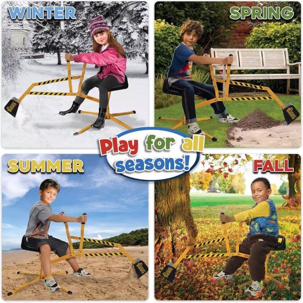 Sand Digger Kids Excavator Ride on Toy, Beach Toys Outdoor