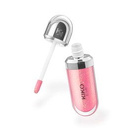 KIKO MILANO - Brillo labial 3D Hydra 26 suavizante para un aspecto 3D | Color rosa hibisco brillante | No comedogénico | Maquillaje profesional | Fabricado en Italia