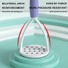 1Pc Random Color Manual Silicone Potato Masher, Cooking Utensils Masher,