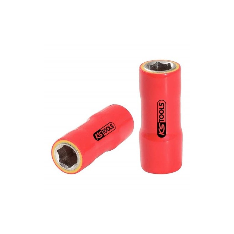 KS Tools 117.1410 1/4 Inch Socket with Protective Insulation 10