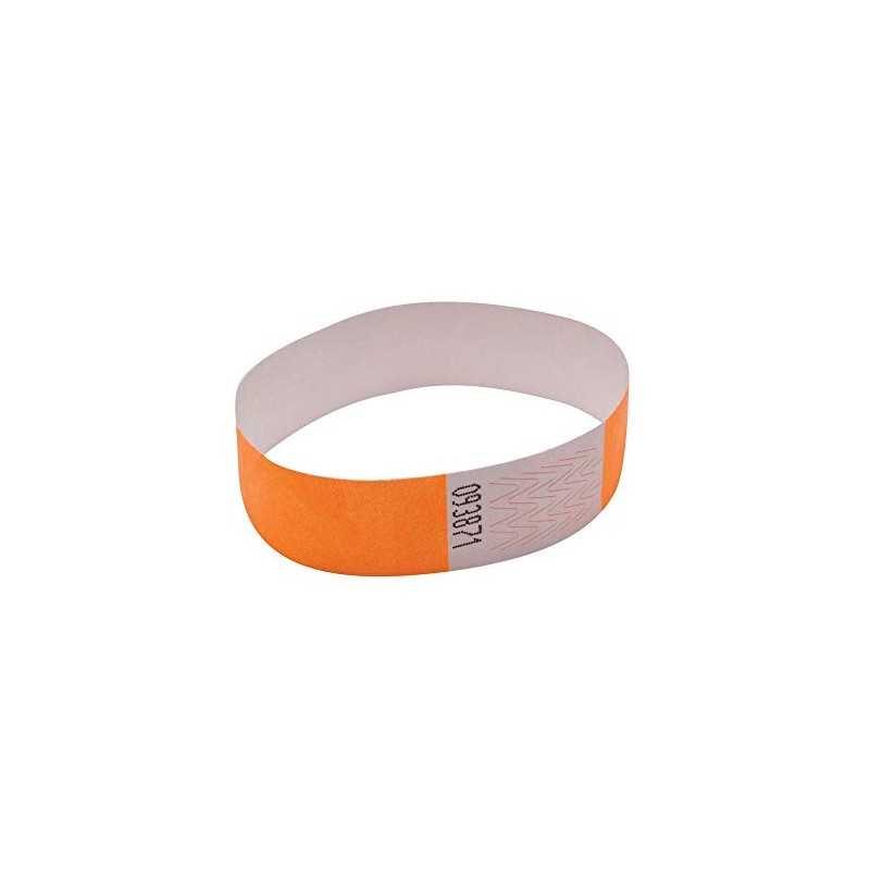 Announce Wrist Band 19mm Orange (Pack of 1000) AA01836
