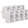 revolt Double Plug Sockets: Set of 8 Triple Sockets with