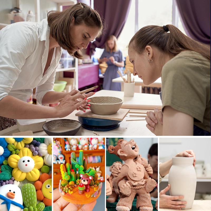 TOSUTO Modelling Tool Set, 66 Pieces Modelling Tool Sculpting Tool,