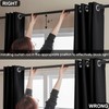 Rutterllow Blackout Curtains for Bedroom, Thermal Insulated Room Darkening Curtains
