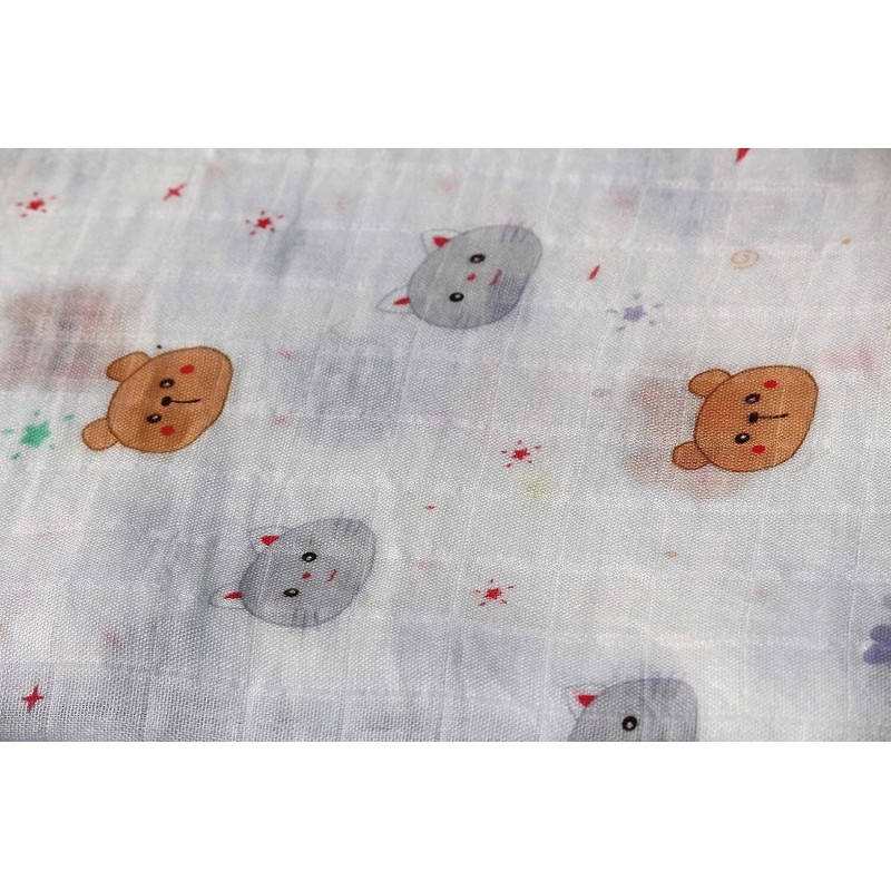 Bellvy Creations Organic Bamboo Muslin Cotton Baby Swaddle Wrap Receiving