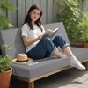 idee-home Outdoor Bench Cushion 48 inch, Patio Bench Cushion Indoor,