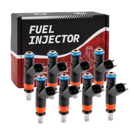Fuel Injectors Compatible with Charger Durango Challenger Magnum Grand Cherokee Commander Aspen 8 Pcs Replace# FJ732, 05037479AA