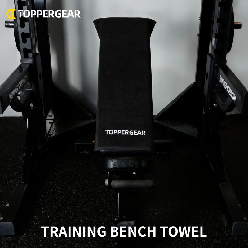 TOPPERGEAR Training Bench Towel (Black)