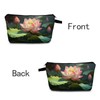 MoCaliduccious Lotus Flower Women Makeup Bag Daily Cosmetics Storage Pouch