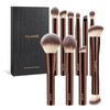 MAANGE 10 Piezas Set de Brochas para Maquillaje con Estuche