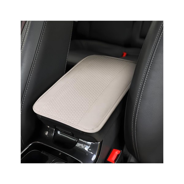 Bittwee Car Center Console Armrest Cover, Comfortable PU Leather Waterproof