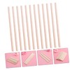 CORHAD Long Wooden Craft Sticks 50pcs Macrame Dowel Rods for