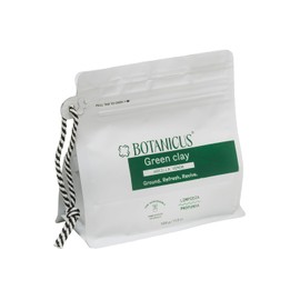 Botanicus Arcilla Verde 100% Natural 500gr para Rostro y Cuerpo, Mascarilla Facial y Corporal, Detox para Piel Grasa y Mixta, Limpieza Profunda, Control de Sebo, Exfoliación Suave y Purificante