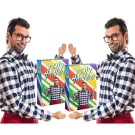 DR DINGUS Tiny Hands (2 Pair) - Original Little Small Mini Hand Stick Puppet - Make Anyone Laugh - Pocket Sized Hilarity and Big Laughs - TikTok Famous - Friend & Family Fun