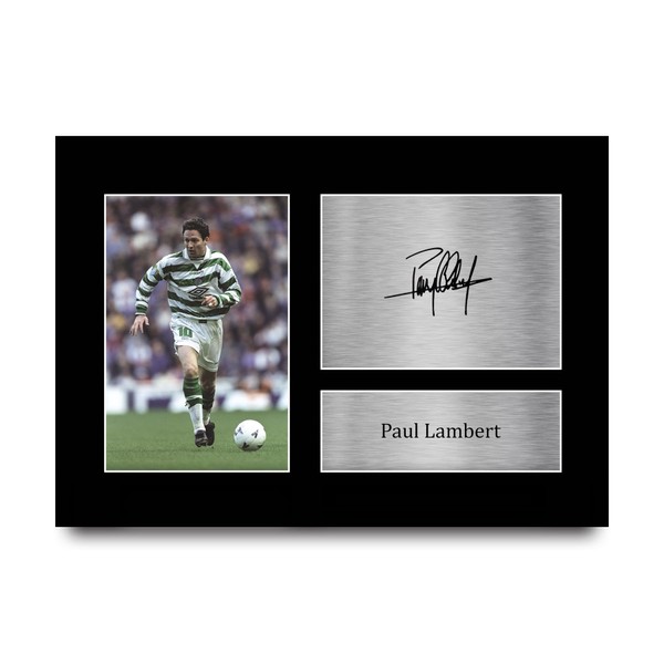 HWC Trading Paul Lambert Celtic Gifts Printed Signed Autograph Picture