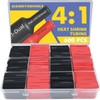 haisstronica 600PCS 4:1 Heat Shrink Tubing Kit 3/32"-3/4" Black/Red