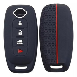Funda de Silicona para Llave de Coche Nissan Versa Sentra March X Trail Pathfinder Rogue 4 Botones. Protector de Silicon para Llaves de Auto. Funda...