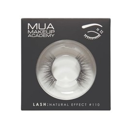 MUA Lashes, Natural Effect False Eyelashes #110, Pack of 1