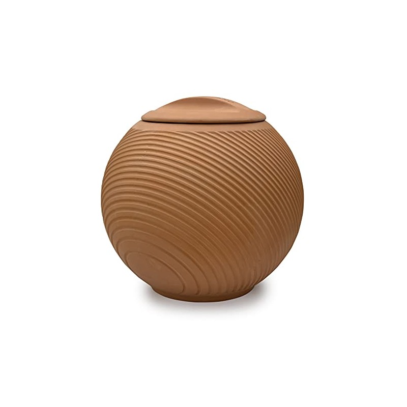 Kikkerland Green Orb Terracotta Planter-Home Accessory, Brown, One Size