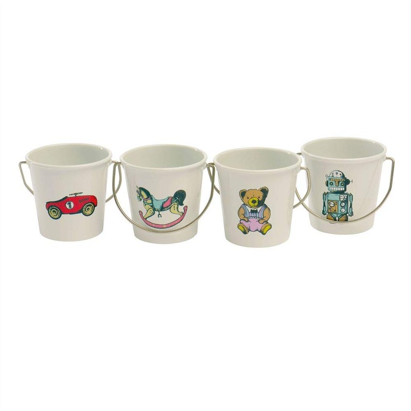 Vintage Toys Egg Cups Set Of 4
