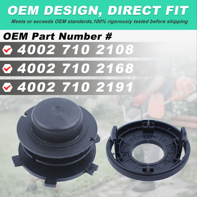 Adefol Thread Trimmer Heads 6-Piece Replacement Set for STIHL FS44