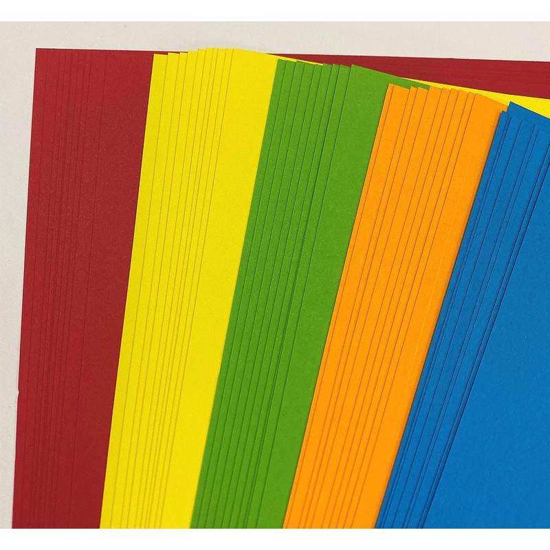 DJP A4 80 GSM Paper - Assorted Bright Coloured Copier