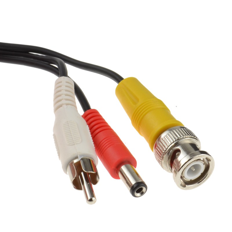 kenable CCTV Lead BNC Video RCA Phono Audio and 2.1mm