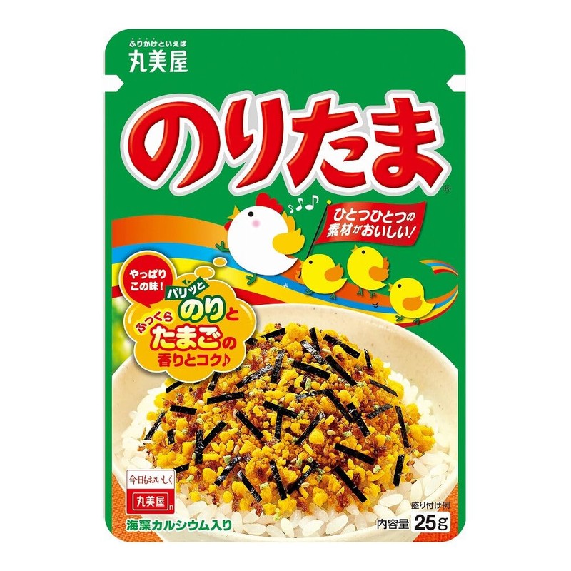 Marumiya Furikake Tama Seaweed Egg Flavour 25g Japanese Rice Topping