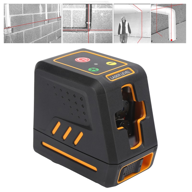 T07 Red Beam Leveling Tool IP54 Portable Mini 2 Line