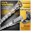 DRILOX SDS Plus Hammer Drill Bit Set 7-Piece Diameter 5-12