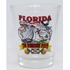Florida State Elements Map Shot Glass