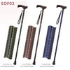 Kowa Seisakusho EOP02 Teikob Folding Telescopic Staff, Dot Navy