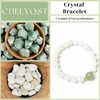 CHELYQST Beaded Bracelets for Women,Stretch Healing Crystal Bracelet Natural Stone