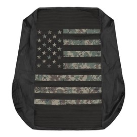 Brosoneto Green Camo Riding Lawn Mower Cushion Seat Cover, Universal Lawn Mower Seat Cover with Storage Bag Easy to Install Persistent